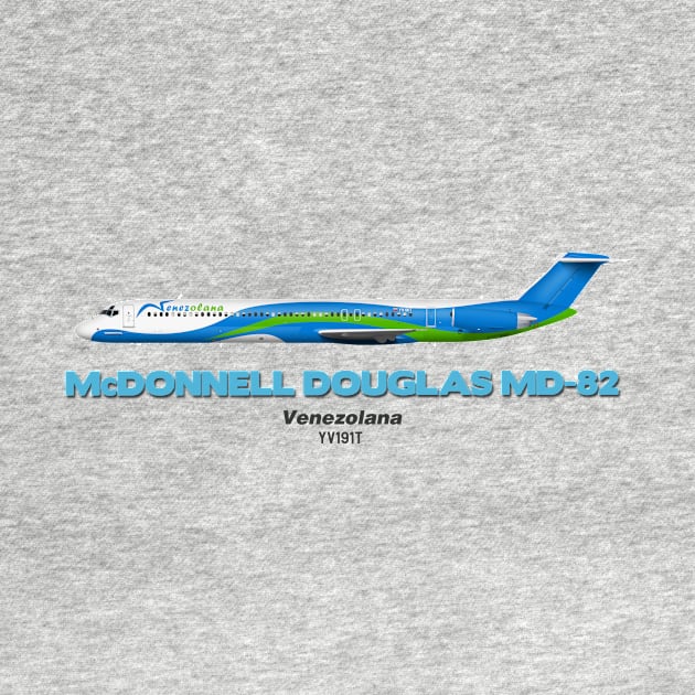 McDonnell Douglas MD-82 - Venezolana by TheArtofFlying